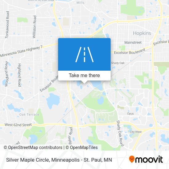 Silver Maple Circle map