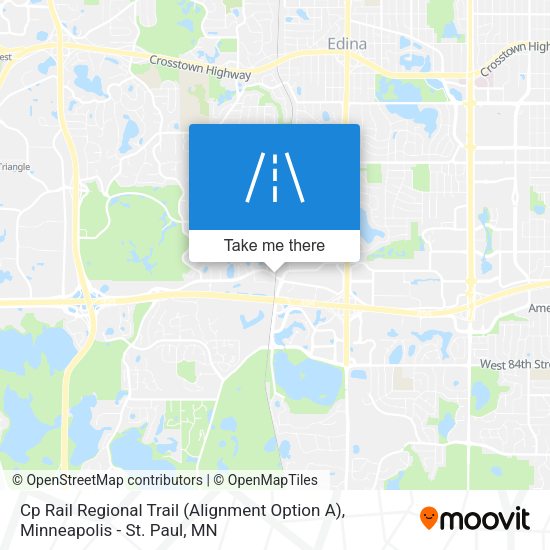 Cp Rail Regional Trail (Alignment Option A) map