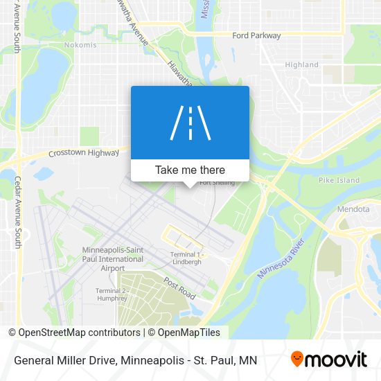 Mapa de General Miller Drive