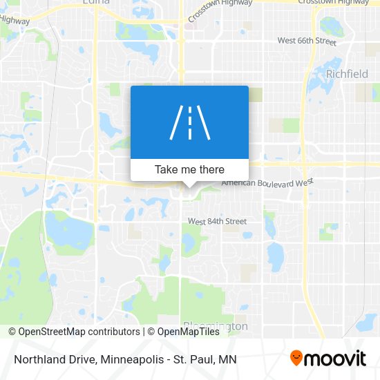 Mapa de Northland Drive