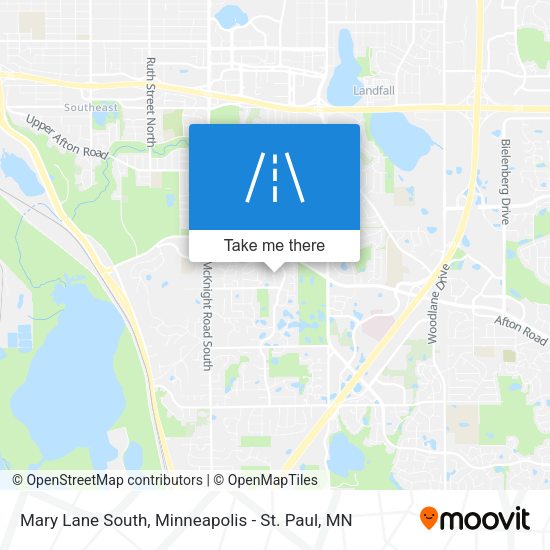 Mary Lane South map