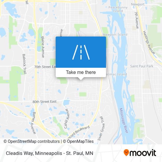 Cleadis Way map