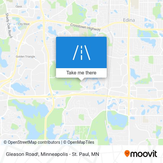 Gleason Road! map