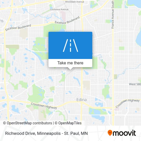 Richwood Drive map