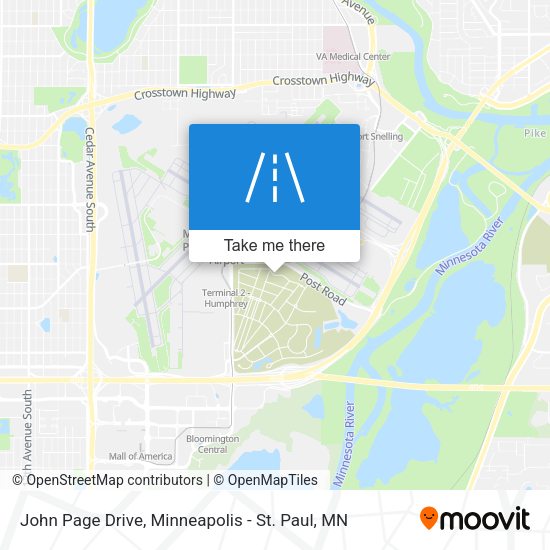 Mapa de John Page Drive