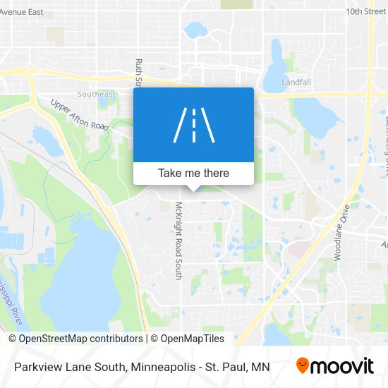 Mapa de Parkview Lane South
