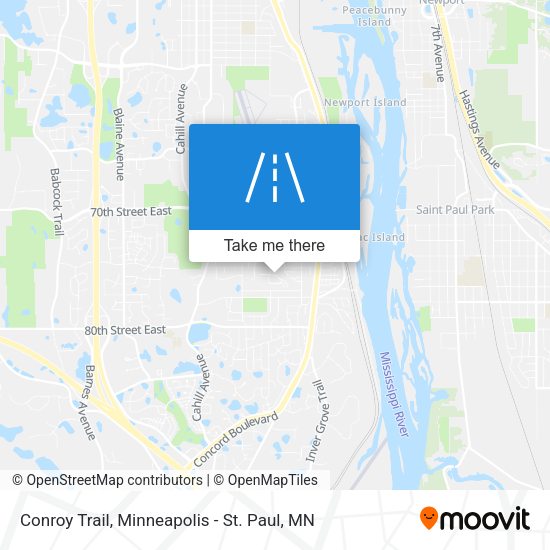 Mapa de Conroy Trail