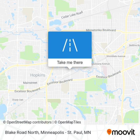 Mapa de Blake Road North