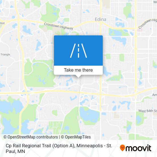 Mapa de Cp Rail Regional Trail (Option A)