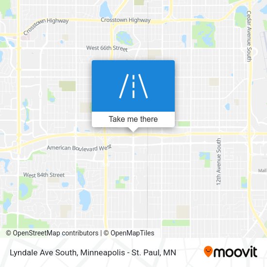 Mapa de Lyndale Ave South