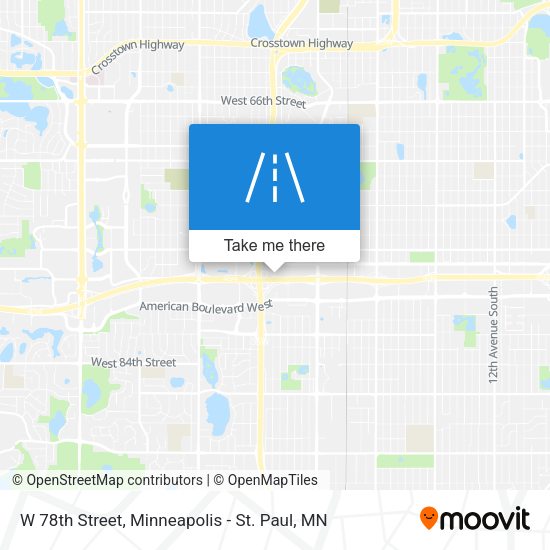 Mapa de W 78th Street