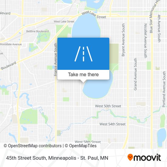 Mapa de 45th Street South