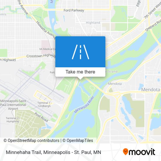 Mapa de Minnehaha Trail