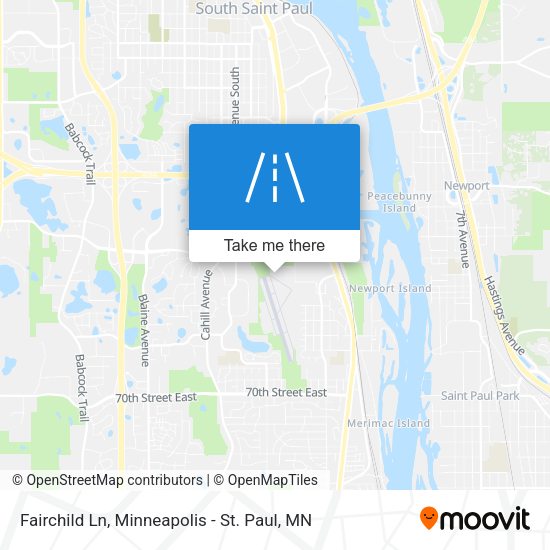 Fairchild Ln map