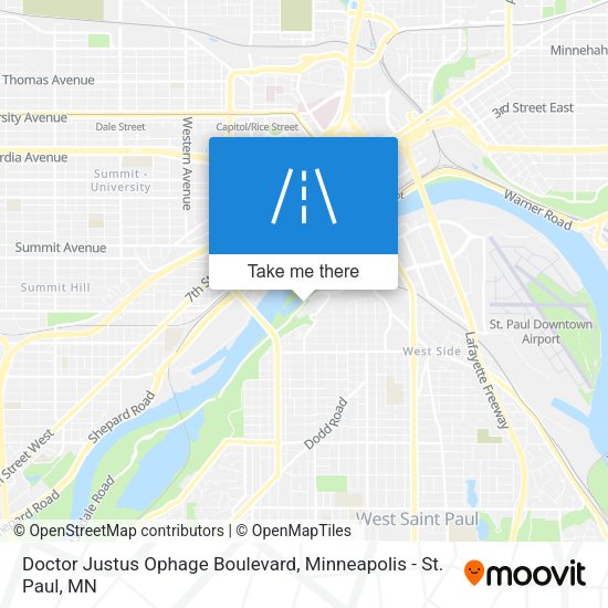 Mapa de Doctor Justus Ophage Boulevard