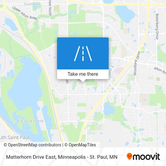 Mapa de Matterhorn Drive East