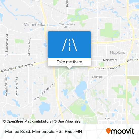 Merilee Road map