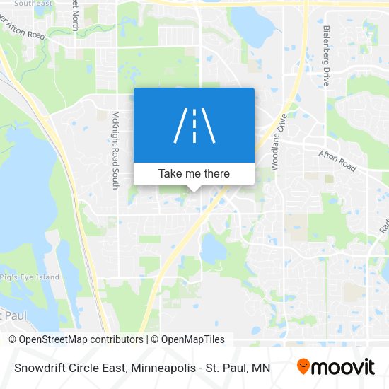 Mapa de Snowdrift Circle East