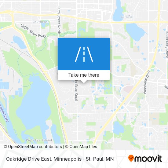 Oakridge Drive East map