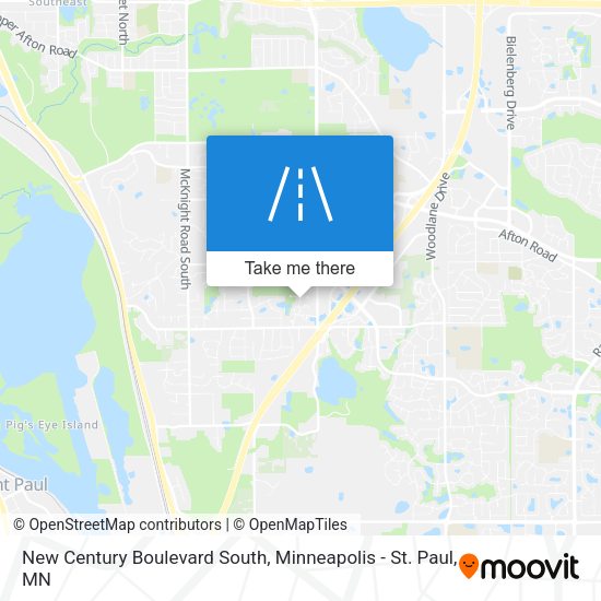 New Century Boulevard South map