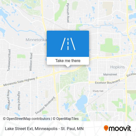 Lake Street Ext map