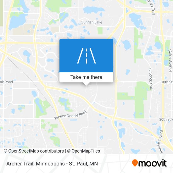 Mapa de Archer Trail