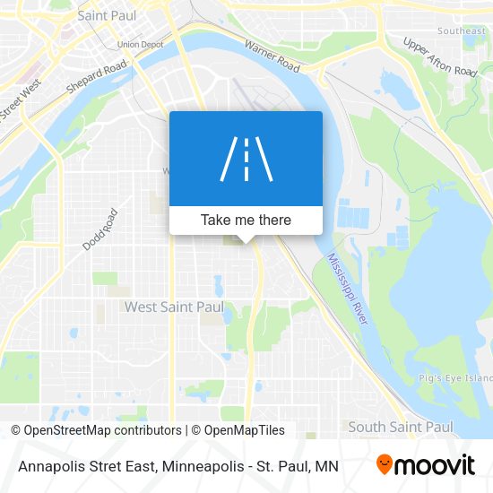 Mapa de Annapolis Stret East