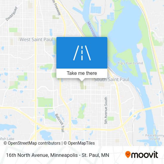 16th North Avenue map