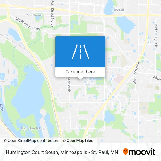 Huntington Court South map