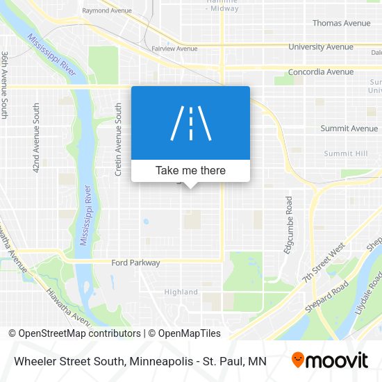 Wheeler Street South map