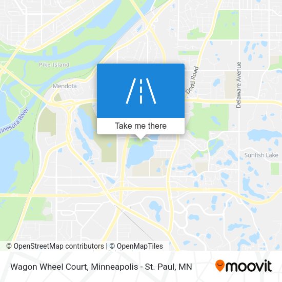 Wagon Wheel Court map
