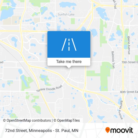 72nd Street map
