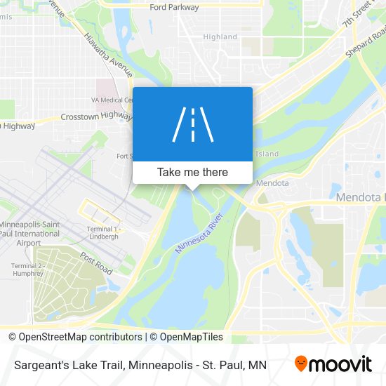 Sargeant's Lake Trail map