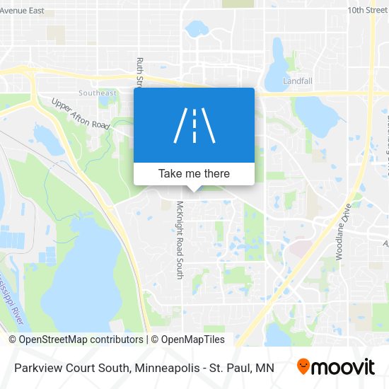 Mapa de Parkview Court South