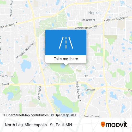 North Leg map