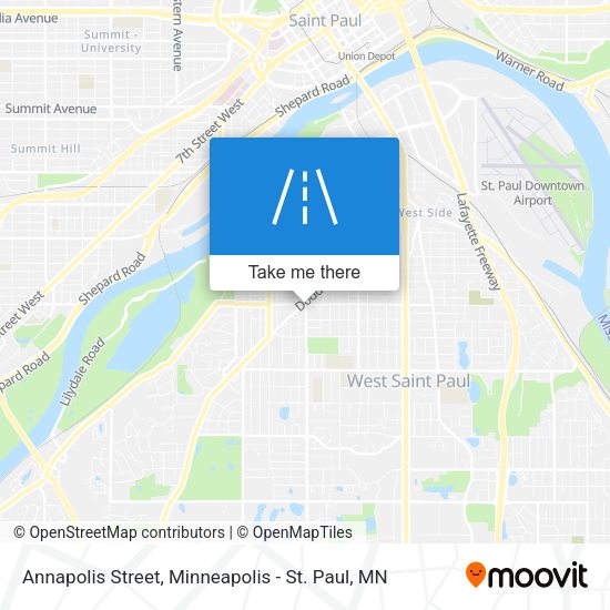 Annapolis Street map