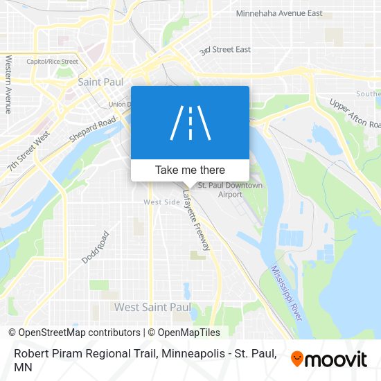 Robert Piram Regional Trail map
