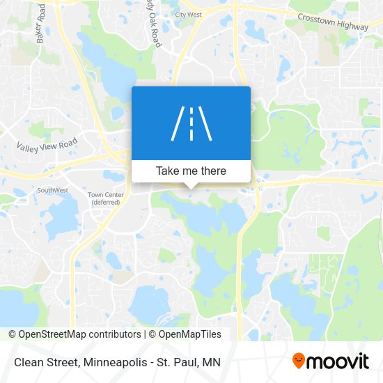 Mapa de Clean Street
