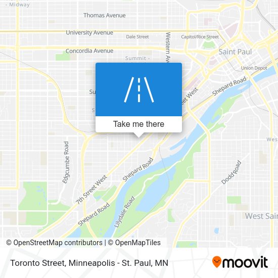 Toronto Street map