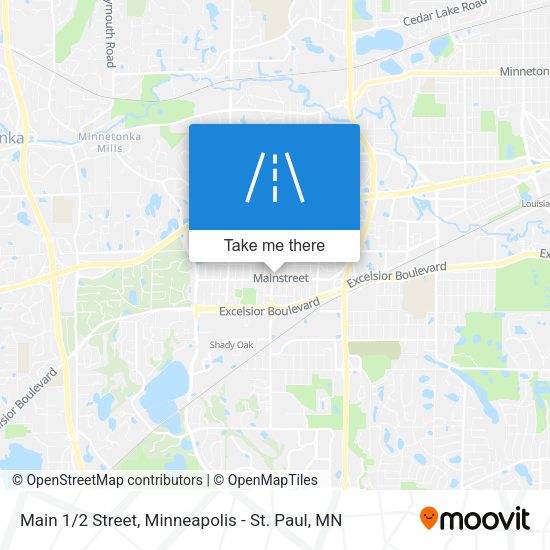 Main 1/2 Street map