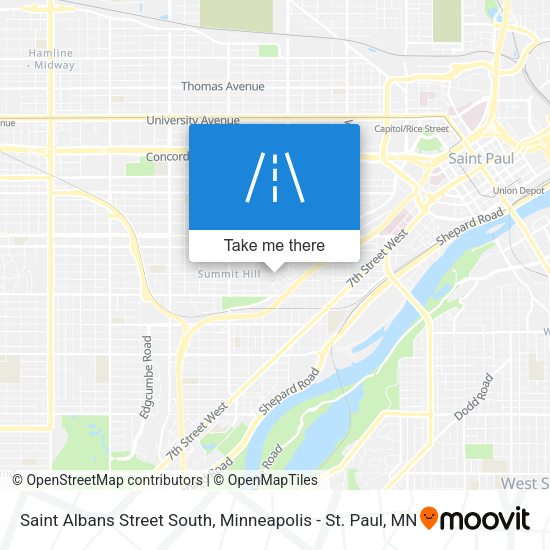 Saint Albans Street South map