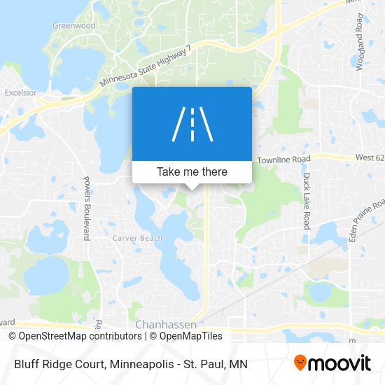 Bluff Ridge Court map