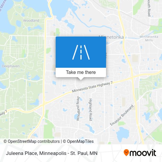 Juleena Place map
