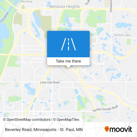 Beverley Road map