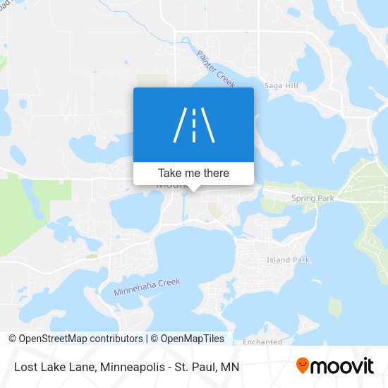 Lost Lake Lane map