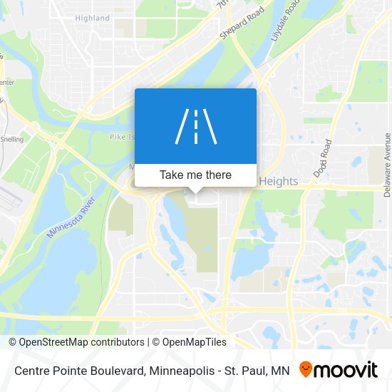 Centre Pointe Boulevard map