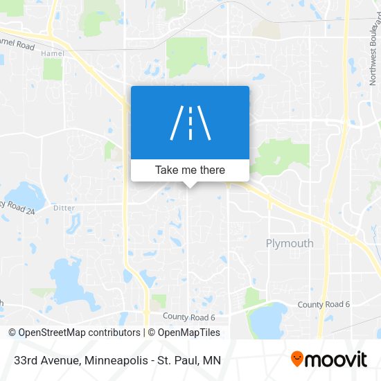 Mapa de 33rd Avenue