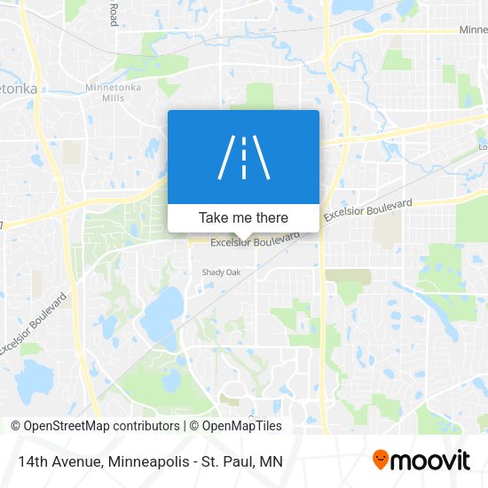 14th Avenue map