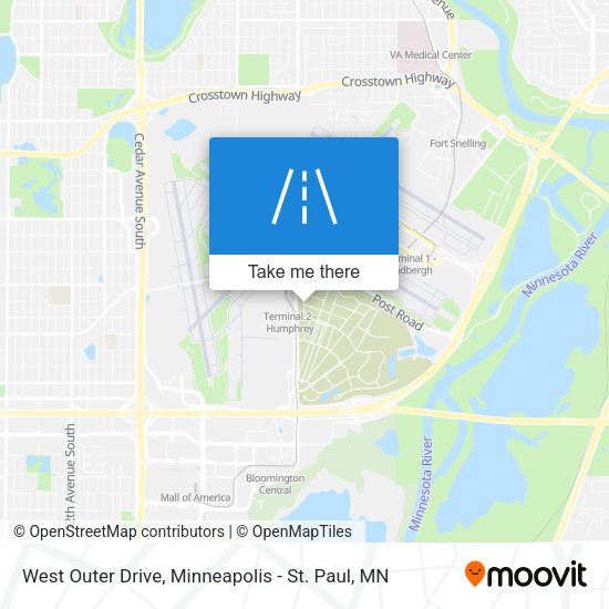 West Outer Drive map