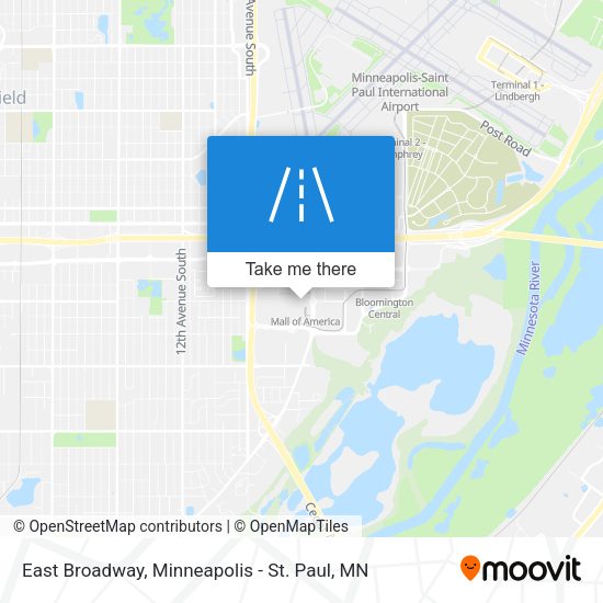 Mapa de East Broadway